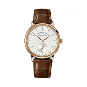 朗格/A.Lange&sohne  Saxonia 系列 38.5毫米 18k玫瑰金 自动机械机芯 男表 380.032