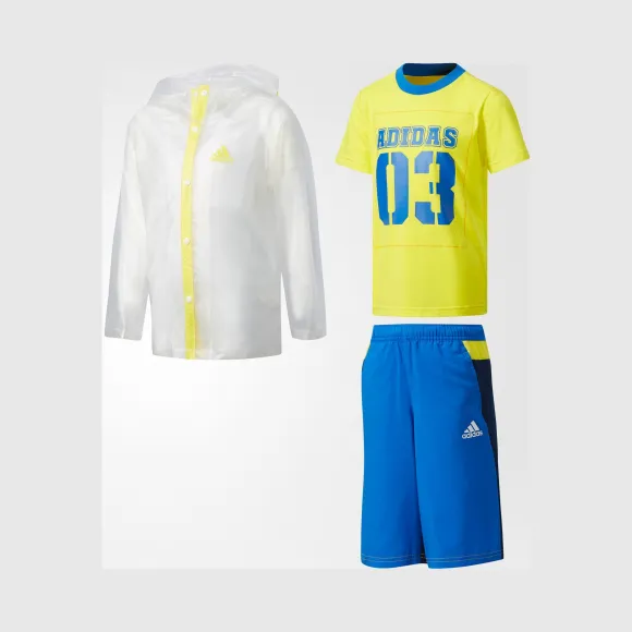 阿迪达斯/Adidas 小童针织套服 短袖 BJ8227
