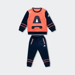 阿迪达斯/Adidas LK HLW FZ HDY S 小童针织套服 CE8227