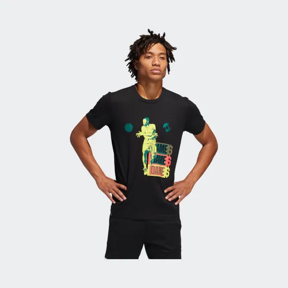 阿迪达斯/Adidas DAME 5 TEE 篮球短袖 DU6352