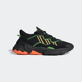 阿迪达斯/Adidas ORIGINALS 黑色/太阳能绿 男士 OZWEEGO 经典鞋 EE5696