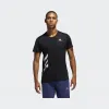 阿迪达斯/Adidas 运动表现 黑色 男士 RUN IT TEE PB 跑步运动短袖 FR8382