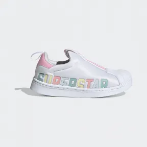 阿迪达斯/Adidas ORIGINALS 灰白/白/浅粉/浅蓝/浅绿/浅黄 男童|女童 SUPERSTAR 360 X C 经典运动软底鞋 FV7231