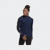 阿迪达斯/Adidas 运动表现 学院藏青蓝 男士 WARM 1/2 ZIP 跑步运动服装 GC7911