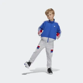 阿迪达斯/Adidas 运动表现 皇家蓝/白 固态灰/白 男童 LB WV HDY SET 运动套装 GG3568
