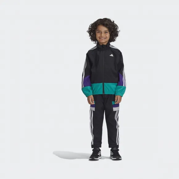 阿迪达斯/Adidas 运动表现 黑色/白 黑色/白 男童 LB WV HDY SET 运动套装 GG3569