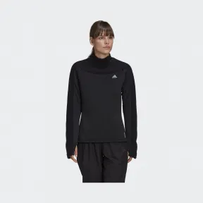 阿迪达斯/Adidas 运动表现 黑色 女士 WARM LS 跑步运动服装 GH7915