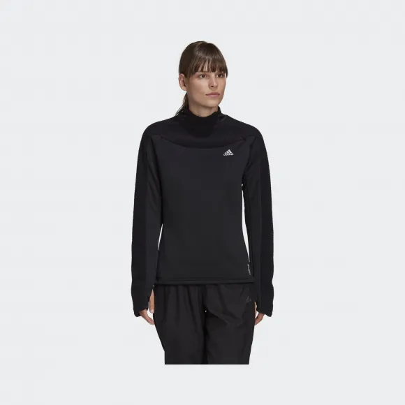 阿迪达斯/Adidas 运动表现 黑色 女士 WARM LS 跑步运动服装 GH7915