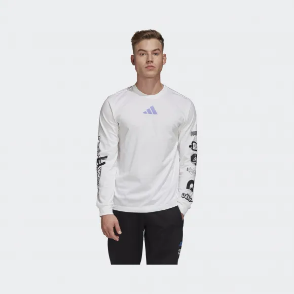 阿迪达斯/Adidas LONGSLEEVE M 运动长袖T恤 GI6399