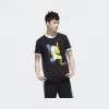 阿迪达斯/Adidas adidas neo 黑色/白 男士 adidas neo M DSNY CP TEE2 Disney唐老鸭运动短袖 GJ5632