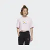 阿迪达斯/Adidas adidas neo 清澈粉/白 女士 adidas neo W DSNY DD TEE1 Disney唐老鸭运动短袖 GJ5651