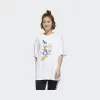 阿迪达斯/Adidas adidas neo 白/清澈粉 女士 adidas neo W DSNY DD TEE3 Disney唐老鸭运动短袖 GJ5654