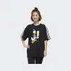阿迪达斯/Adidas adidas neo 黑色/白 女士 adidas neo W DSNY DD TEE3 Disney唐老鸭运动短袖 GJ5655