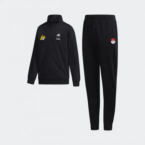阿迪达斯/Adidas 运动表现 黑色 黑色 男童 YB PKMN TS 宝可梦联名系列运动套装 GN2995