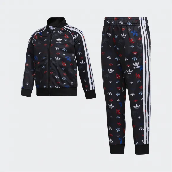 阿迪达斯/Adidas ORIGINALS 黑色 男童|女童 SST SET 运动套装 GN6798