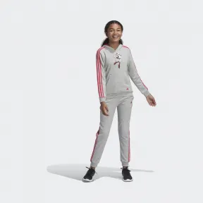 阿迪达斯/Adidas 运动表现 中麻灰 女童 GYM TRACKSUIT G Disney迪士尼联名系列运动套装 GP9669