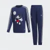 阿迪达斯/Adidas 运动表现 深蓝 男童 FOOTBALL TS BL Disney迪士尼联名系列运动套装 GP9696