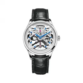 艾戈勒/Agelocer Schwarzwald 黑森林系列 316L精钢 41mm 自动机械机芯 男表 6101A1