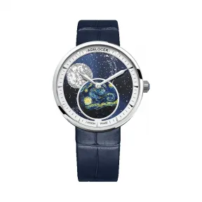 艾戈勒/Agelocer Astronomer 天文学家系列 316L精钢 36mm 石英机芯 女表 6501A6
