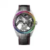 艾戈勒/Agelocer 陀飞轮运动系列 316L精钢 42mm 手动机械机芯 男表 9101K4