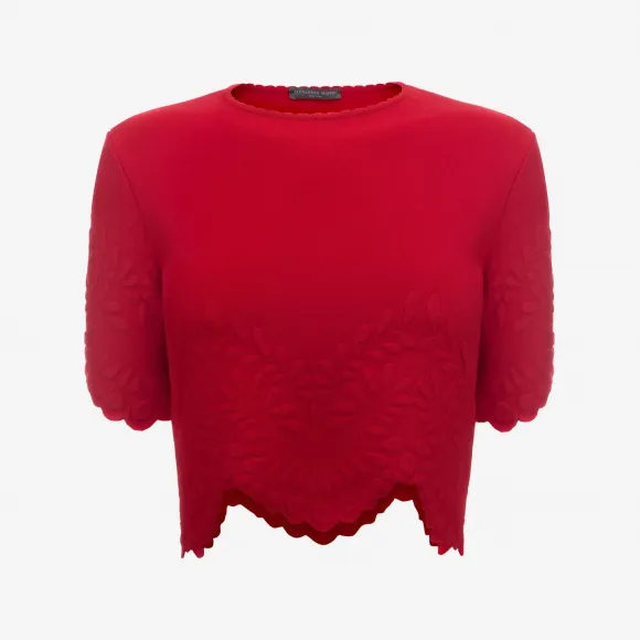 亚历山大麦昆/Alexander McQueen 针织短款上衣 女士 37976411ns 344899Q1RJQ6503