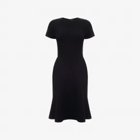 亚历山大麦昆/Alexander McQueen 盖袖喇叭连衣裙 女士 34637845gi 435268QHE081000