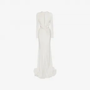 亚历山大麦昆/Alexander McQueen 长款 Knot 连衣裙 女士 34637856lw 438271QHE079050
