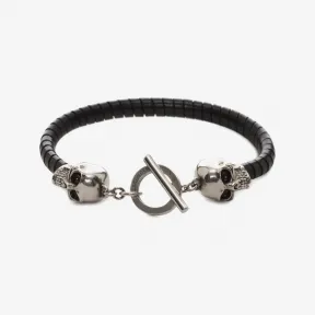 亚历山大麦昆/Alexander McQueen T 扣骷髅手环 男士 50172063eg 408530J127Y1000