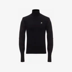 亚历山大麦昆/Alexander McQueen 长袖高翻领上衣 男士 12242506dw 543969QMX021000