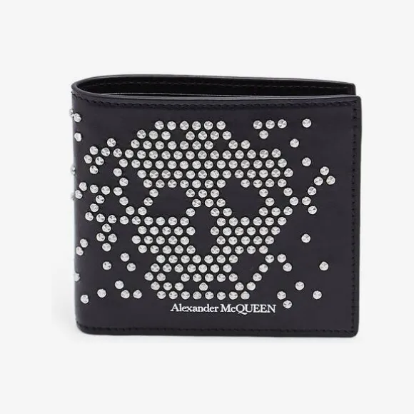 亚历山大麦昆/Alexander McQueen 黑色 男士 钱包 5508181AC9N1000 808513075