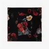 亚历山大麦昆/Alexander McQueen Portrait 真丝头巾 女士 46628564bk 5705693001Q1078