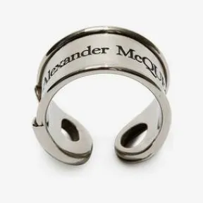 亚历山大麦昆/Alexander McQueen 别针造型戒指 男士 585482J160Y0446