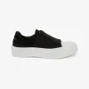 亚历山大麦昆/Alexander McQueen Deck系带帆布鞋 女士 654593W4MV71070