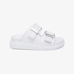 亚历山大麦昆/Alexander McQueen 女士紫丁香混合拖鞋 658063W4Q515305 