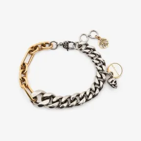 亚历山大麦昆/Alexander McQueen 黄金白银 男士 手链 663686IAG2Z1496 810656841