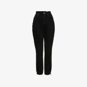 亚历山大麦昆/Alexander McQueen 黑色 女士 牛仔裤 687255QMAB51000 