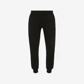 亚历山大麦昆/Alexander McQueen 男士黑色 McQueen 涂鸦慢跑裤 688714QSZ810911 