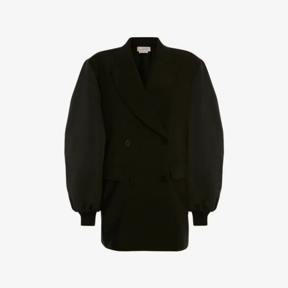 亚历山大麦昆/Alexander McQueen 黑色 女士 大衣 700019QJACX0515 