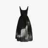 亚历山大麦昆/Alexander McQueen 黑色 女士 连衣裙 703051QZAF24142 