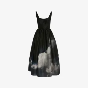 亚历山大麦昆/Alexander McQueen 黑色 女士 连衣裙 703051QZAF24142 