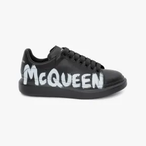 亚历山大麦昆/Alexander McQueen 黑，白 男士 运动鞋 705063WIBNM1070 