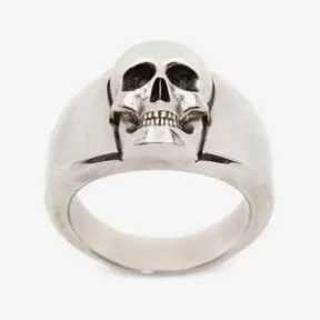 亚历山大麦昆/Alexander McQueen 古董银 男士 戒指 705833J160Y0446 