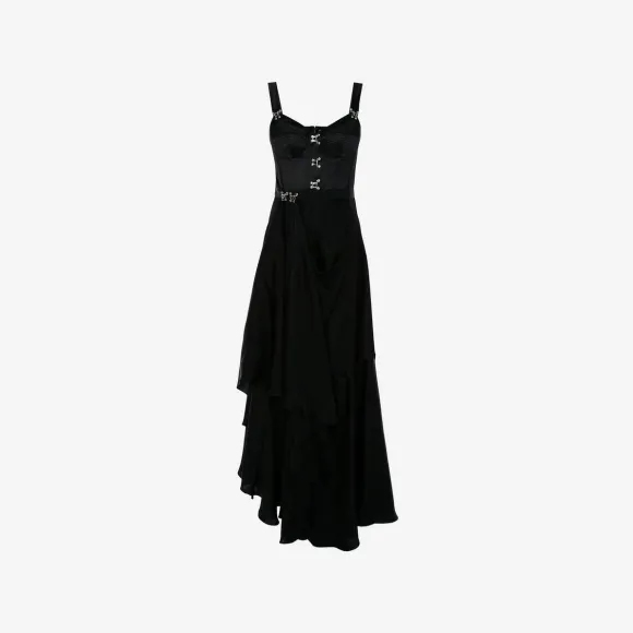 亚历山大麦昆/Alexander McQueen 黑色 女士 连衣裙 707729QEAD21000 