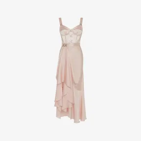 亚历山大麦昆/Alexander McQueen 茶玫瑰 女士 连衣裙 707729QEAD29066 