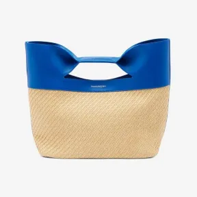 亚历山大麦昆/Alexander McQueen 女式 The Bow 小号天然/电蓝色 7095661BLB19590 813101116