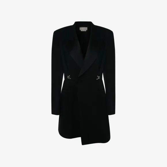 亚历山大麦昆/Alexander McQueen 黑色 女士 连衣裙 709972QJAAC1000 