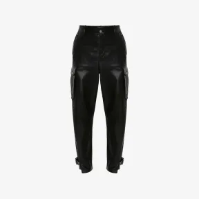 亚历山大麦昆/Alexander McQueen 黑色 男士 工装裤 712423Q5LHU1000 