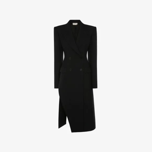 亚历山大麦昆/Alexander McQueen 黑色 女士 大衣 712545QJAC71000 