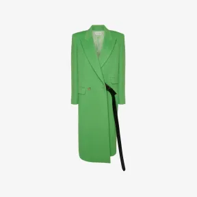 亚历山大麦昆/Alexander McQueen 酸绿 女士 大衣 714875QKAA33024 