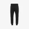 亚历山大麦昆/Alexander McQueen 男士黑色孔眼慢跑裤 727303QUX631000 